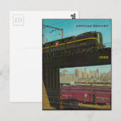 Pennsylvania Eisenbahn Jahresbericht 1960 Postkart Postkarte (Vorne/Hinten)