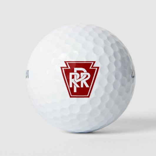Pennsylvania Eisenbahn Keystone Logo Golf Balls Golfball (Vorderseite)
