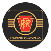 Pennsylvania Eisenbahn-Logo, Schwarz & Gold