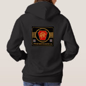 Pennsylvania Eisenbahn-Logo schwarz und gold      Hoodie (Rückseite)