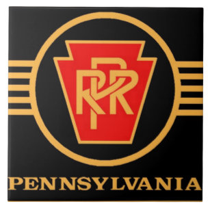Pennsylvania-Eisenbahn-Logo, Schwarzes u. Fliese