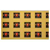Pennsylvania-Eisenbahn-Logo, Schwarzes u. Stoff (Fat Quarter (45,7 x 55,9 cm))