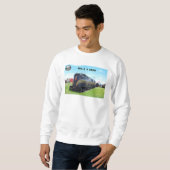 Pennsylvania-Eisenbahn-Lokomotive GG-1 #4800 -2- Sweatshirt (Vorne ganz)
