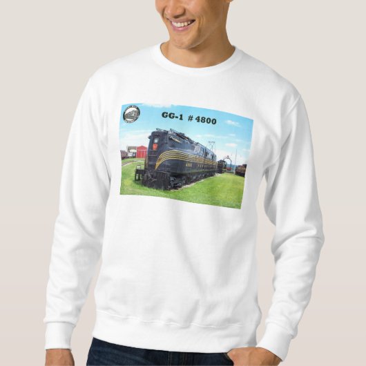 Pennsylvania-Eisenbahn-Lokomotive GG-1 #4800 -2- Sweatshirt (Vorderseite)