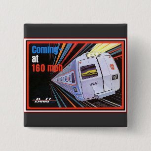 Pennsylvania-Eisenbahn Metroliner 1967 Knopf Button