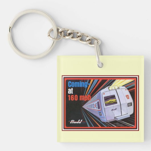 Pennsylvania-Eisenbahn Metroliner Schlüsselanhänger (Vorderseite)