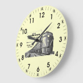 Pennsylvania Eisenbahn Moderner Power Große Wanduhr (Winkel)