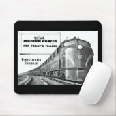 Pennsylvania-Eisenbahn-moderner Zug-Power Mousepad (Mit Mouse)
