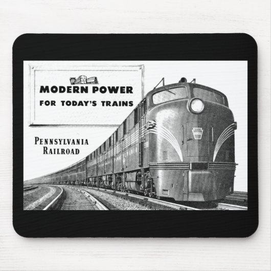 Pennsylvania-Eisenbahn-moderner Zug-Power Mousepad (Vorne)