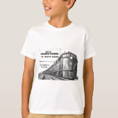 Pennsylvania-Eisenbahn-moderner Zug-Power T-Shirt (Vorderseite)