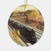 Pennsylvania-Eisenbahn-Tanker bildet 1942 aus Keramik Ornament (Links)