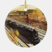 Pennsylvania-Eisenbahn-Tanker bildet 1942 aus Keramik Ornament (Hinten)