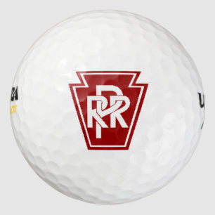 Pennsylvania-Eisenbahn-Trapezfehlerlogo-Golfbälle Golfball