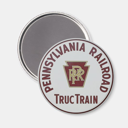 Pennsylvania Eisenbahn TrucTrain Service Magnet (Vorderseite/Rückseite)