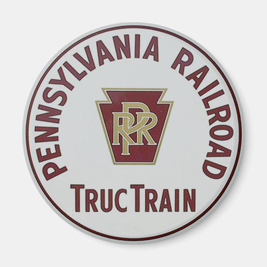 Pennsylvania Eisenbahn TrucTrain Service Magnet (Vorne)
