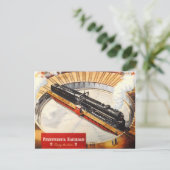 Pennsylvania Eisenbahntrommel Postkarte (Stehend Vorderseite)