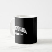 Pennsylvania Est 1787 - Abgeschlagene Mühlen - Kaffeetasse (Vorderseite Links)