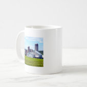 Pennsylvania-Farm mit Silos Kaffeetasse (Vorderseite Links)
