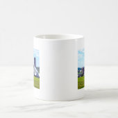 Pennsylvania-Farm mit Silos Kaffeetasse (Mittel)