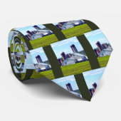 Pennsylvania-Farm mit Silos Krawatte (Gerollt)