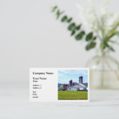 Pennsylvania-Farm mit Silos Visitenkarte (Stehend Vorderseite)