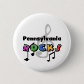 Pennsylvania-Felsen Button (Vorderseite)