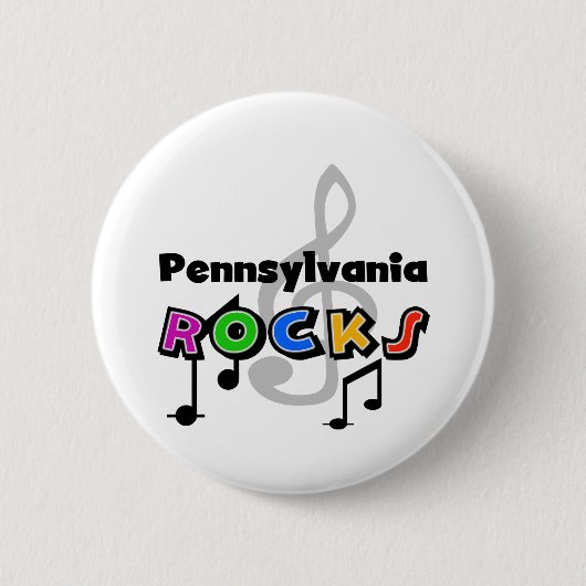 Pennsylvania-Felsen Button (Vorderseite)