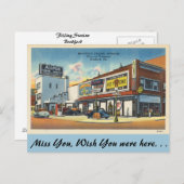 Pennsylvania, Fillstation, Bradford Postkarte (Vorne/Hinten)