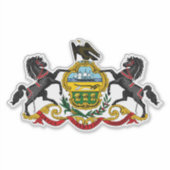 Pennsylvania flag aufkleber (Vorderseite)