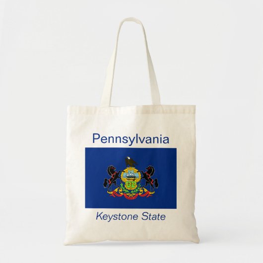 Pennsylvania Flag Bag Tragetasche (Vorne)