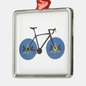 Pennsylvania Flag Cycling Ornament Aus Metall (Links)