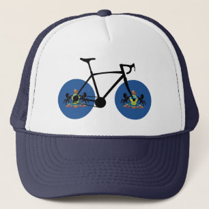 Pennsylvania Flag Cycling Truckerkappe