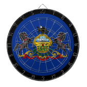 Pennsylvania Flag Dartboard & Pennsylvania / Spiel Dartscheibe (vorne)