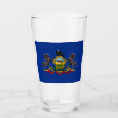 PENNSYLVANIA FLAG GLAS (Vorderseite)