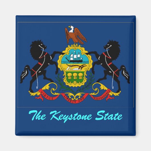 Pennsylvania Flag Magnet (Vorne)