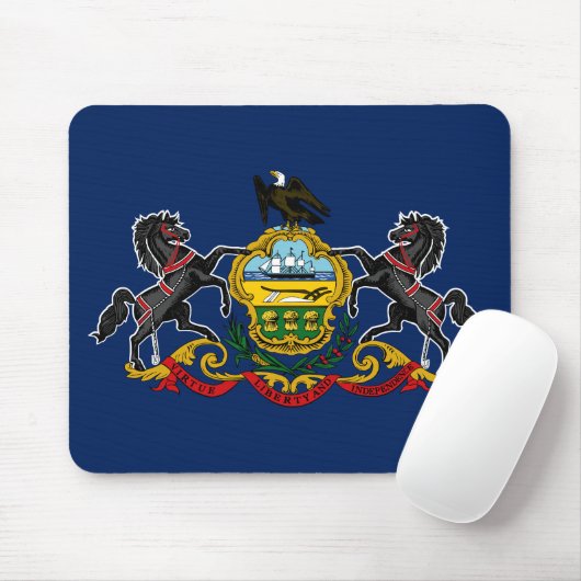 Pennsylvania flag mousepad (Mit Mouse)