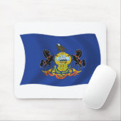 Pennsylvania Flag Mousepad (Mit Mouse)