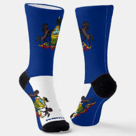 Pennsylvania Flag Patriotic, USA Staat Premium Socken