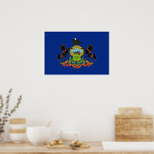 Pennsylvania Flag Poster (Küche)