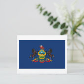Pennsylvania Flag Postkarte (Stehend Vorderseite)