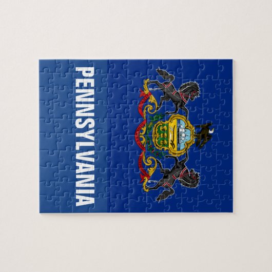 PENNSYLVANIA FLAG PUZZLE (Horizontal)