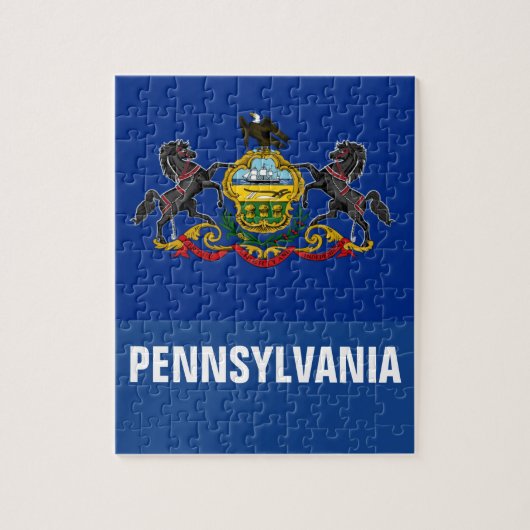 PENNSYLVANIA FLAG PUZZLE (Vertikal)