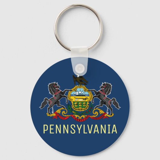 Pennsylvania Flag Schlüsselanhänger (Vorderseite)