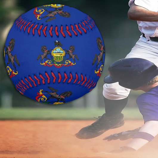 Pennsylvania Flag, sport BL / Baseball Balls