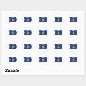 Pennsylvania Flag Sticker (Blatt)