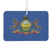 Pennsylvania-Flagge Autolufterfrischer (Rückseite)