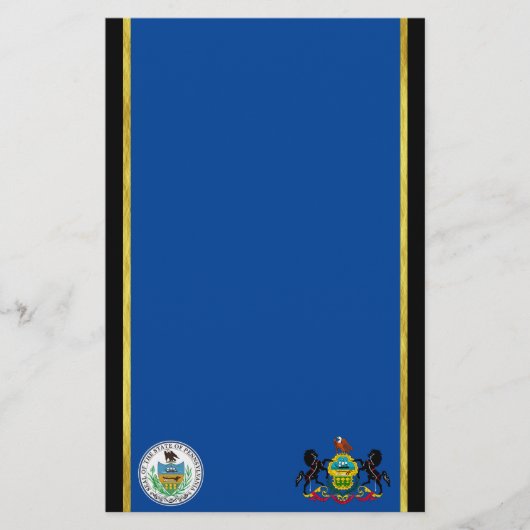 Pennsylvania-Flagge Briefpapier (Vorderseite)