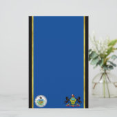 Pennsylvania-Flagge Briefpapier (Stehend Vorderseite)