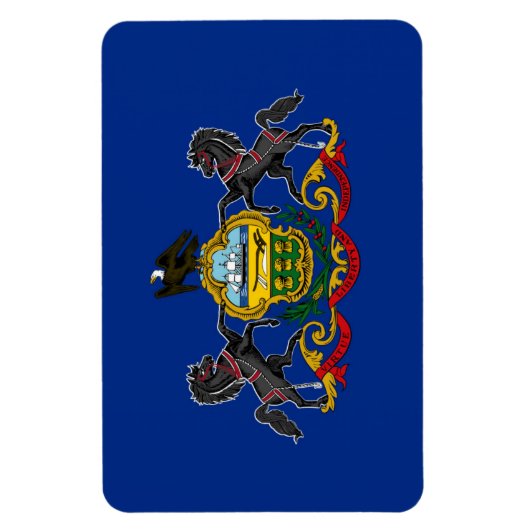 Pennsylvania-Flagge Magnet (Vertikal)