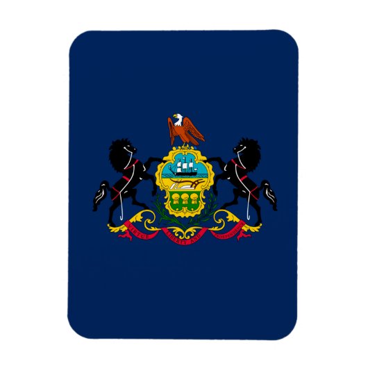 Pennsylvania-Flagge Magnet (Vertikal)